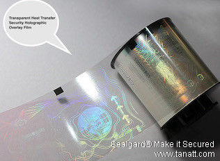 Heat Transfer ID Overlay - Security Holographic